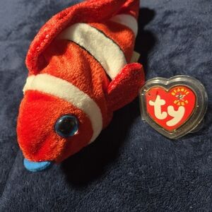 Ty Beanie Baby Clownfish Plush
